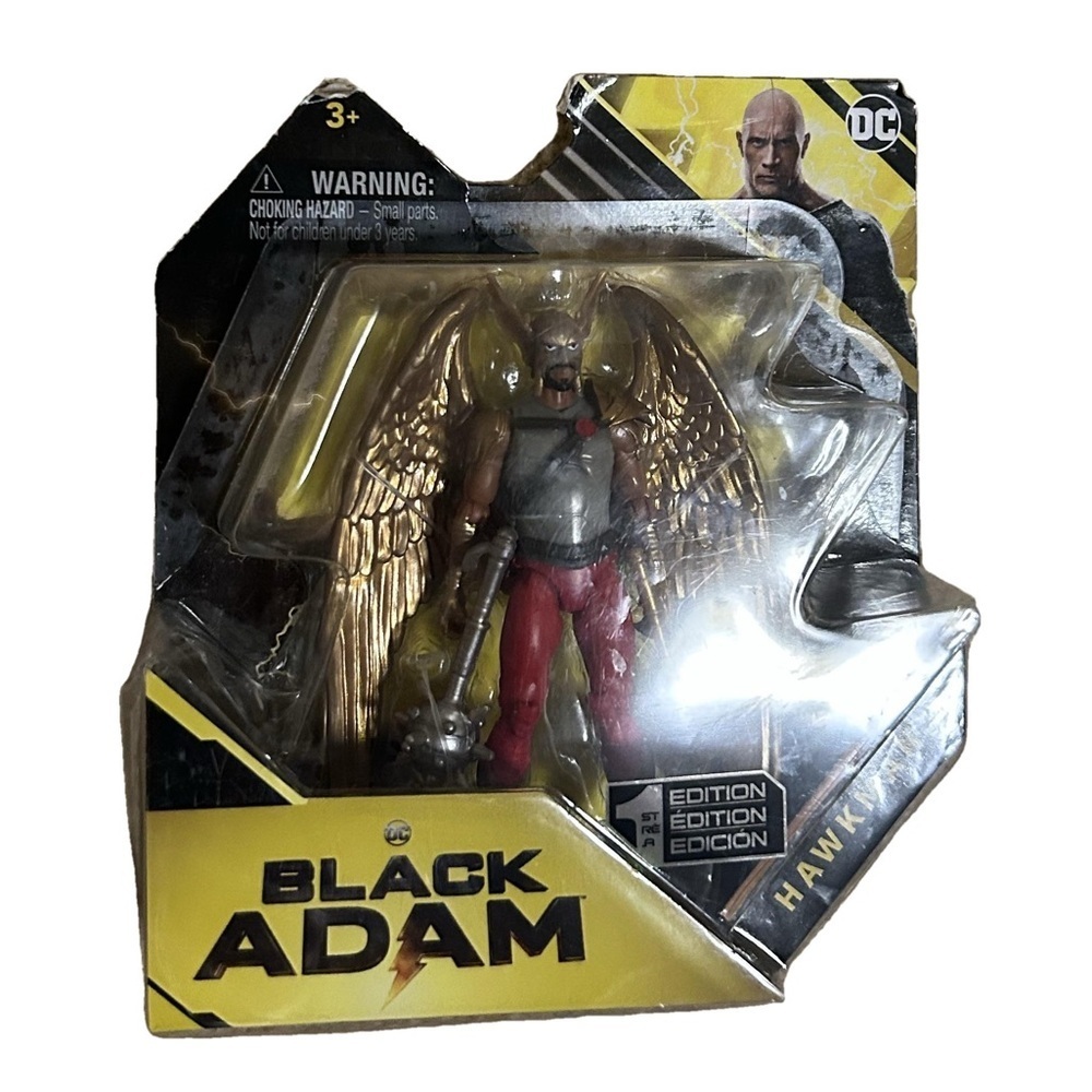 NWT - DC Black Adam Hawkman Figure